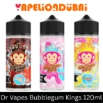 Dr Vapes Bubblegum Kings 120ml e-liquid bottle with 3mg nicotine