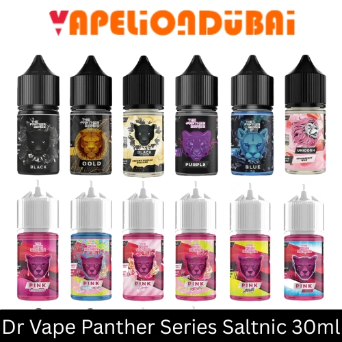DR Vapes Panther Series Saltnic 30ml nicotine salt e-liquid bottle
