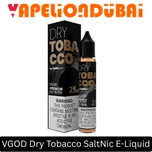 Dry Tobacco VGOD SaltNic 30ml e liquid with bold earthy tobacco flavor