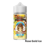 Gorilla 3mg 100ml E-Liquid Rose Gold Ice flavor bottle