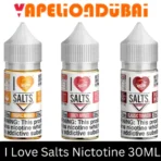 I Love Salts E-Liquid 30ml nicotine salt bottle