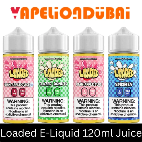 Loaded 120ml Vape E-Liquid 3mg Nicotine
