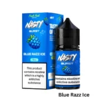 Nasty Burst Salt E-liquid Blue Razz Ice 30ml bottle