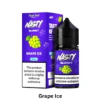 Nasty Burst Salt E-liquid Grape Ice 30ml bottle