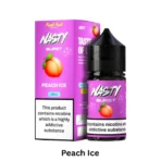 Nasty Burst Salt E-liquid Peach Ice 30ml bottle