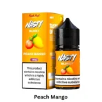 Nasty Burst Salt E-liquid Peach Mango 30ml bottle