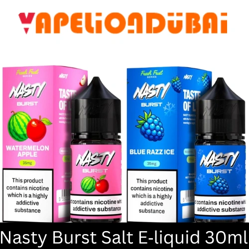 Nasty Burst Salt E-liquid Nasty Burst Salt E-liquid 30 ml for pod and low-wattage devices