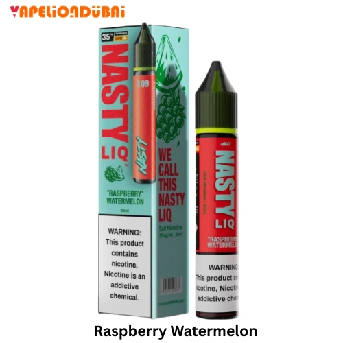 Raspberry Watermelon Nasty Liq Nicotine Salt E Liquid 30ml bottle