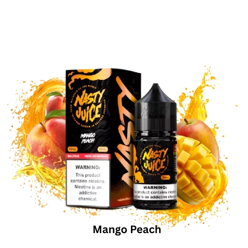 Nasty Smooth Series Salt 30ml Mango Peach nicotine salt e-liquid
