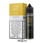 Pod Salt Subo 3mg 50ml E-Juice Mango Ice flavor