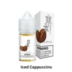Tokyo Salt Nic Iced Cappuccino 30ml creamy coffee iced vape
