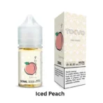 Tokyo Salt Nic Iced Peach 30ml sweet peach chilled