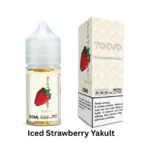 Tokyo Salt Nic Iced Strawberry Yakult 30ml creamy strawberry ice