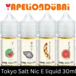 Tokyo Salt Nic E-Juice 30 ml bottle, 50/50 VG PG salt nicotine vape juice for pod devices