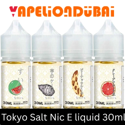 Tokyo Salt Nic E-Juice 30 ml bottle, 50/50 VG PG salt nicotine vape juice for pod devices