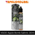 VGOD Apple Bomb Salt Nic e-liquid bottle