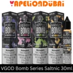 VGOD Bomb Series Salt Nic 30ML nicotine salt e-liquid for low-wattage pod vape devices