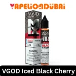 VGOD MIX Iced Black Cherry Salt Nic 30ml with ripe black cherry flavor and a cool finish