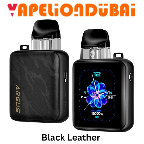 VooPoo Argus P3 Pod Kit Black Leather with 1500mAh battery