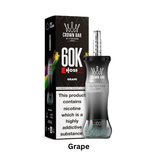 Al Fakher E Hose X 60000 Puffs disposable vape in Grape flavor