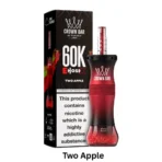 Al Fakher E Hose X 60000 Puffs disposable vape in Two Apple flavor