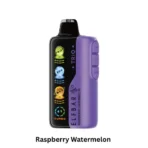 Elf Bar TRIO 40000 Puffs in Raspberry Watermelon flavor with digital display
