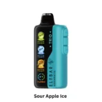 Elf Bar TRIO 40000 Puffs disposable vape in Sour Apple Ice flavor