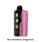 Elf Bar TRIO 40000 Puffs Sour Strawberry Dragonfruit with adjustable flavor mode