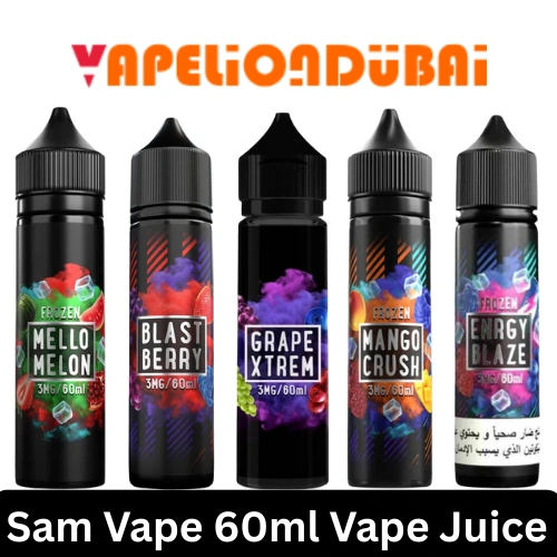 Sams Vape 60ml 12mg E-Liquid Sams Vape 60ml 12mg E-Liquid bottle