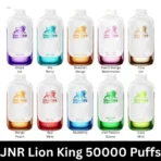 JNR Lion King flavors including Blueberry, Cola Ice, Grape Ice and Strawberry Kiwi