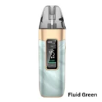 Vaporesso Luxe X3 Pod Kit Fluid Green version featuring dual mesh pods and smooth airflow