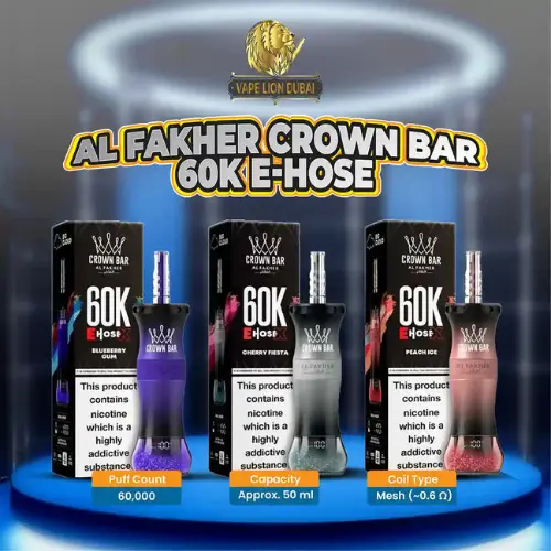 Al Fakher E-Hose X 60000 Puffs disposable vape device in Dubai