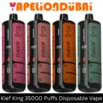 Kief King 35000 Puffs 3mg disposable vape with rechargeable battery in Dubai