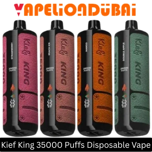Kief King 35000 Puffs 3mg disposable vape with rechargeable battery in Dubai