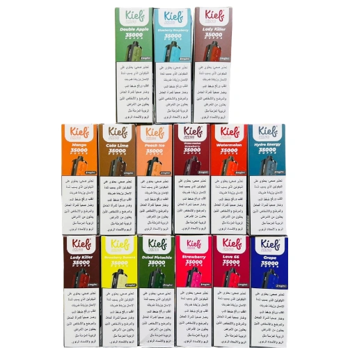 Kief King 35000 Puffs disposable vape with all flavors available in Dubai and UAE