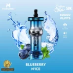 Mosmo Sultan 50K Puffs Blueberry N Ice disposable vape flavor