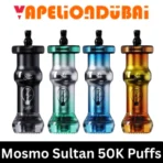 Mosmo Sultan 50K Puffs shisha style disposable vape with bubbling effect in Dubai