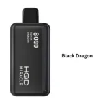 HQD Miracle 8000 Puffs Black Dragon disposable vape flavor