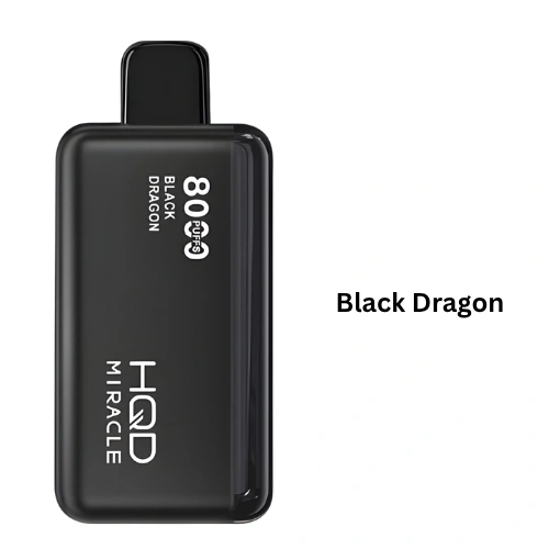 HQD Miracle 8000 Puffs Black Dragon disposable vape flavor