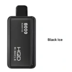 HQD Miracle 8000 Puffs Black Ice cooling vape flavor