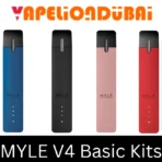 Myle V4 Kit in Dubai with 0.9ml pre-filled pods and 240mAh battery for smooth and satisfying vaping