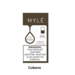 MYLE V4 Pods Cubano Tobacco pre-filled pod with classic tobacco flavor