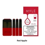 MYLE V4 Pods Red Apple pre-filled pod with crisp apple flavor