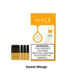 MYLE V4 Pods Sweet Mango pre-filled pod with smooth tropical mango flavor