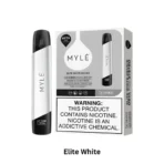 MYLE V5 Meta Device Elite White with LCD display and slim compact body