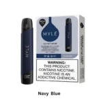 MYLE V5 Meta Device Navy Blue pod system with LCD screen and compact design