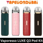 Vaporesso LUXE Q3 Pod Kit refillable MTL vape device with 1450mAh battery available in Dubai UAE