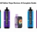 Al Fakher disposable vape device with charging and nicotine strength guide