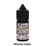 Mocha Latte Manila Premium 30ml nic salt vape juice with coffee chocolate and creamy milk blend