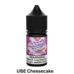 Ube Cheesecake Manila Premium 30ml salt nic vape juice with rich purple yam dessert flavor